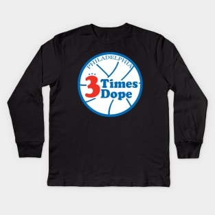 Three Times Dope Kids Long Sleeve T-Shirt